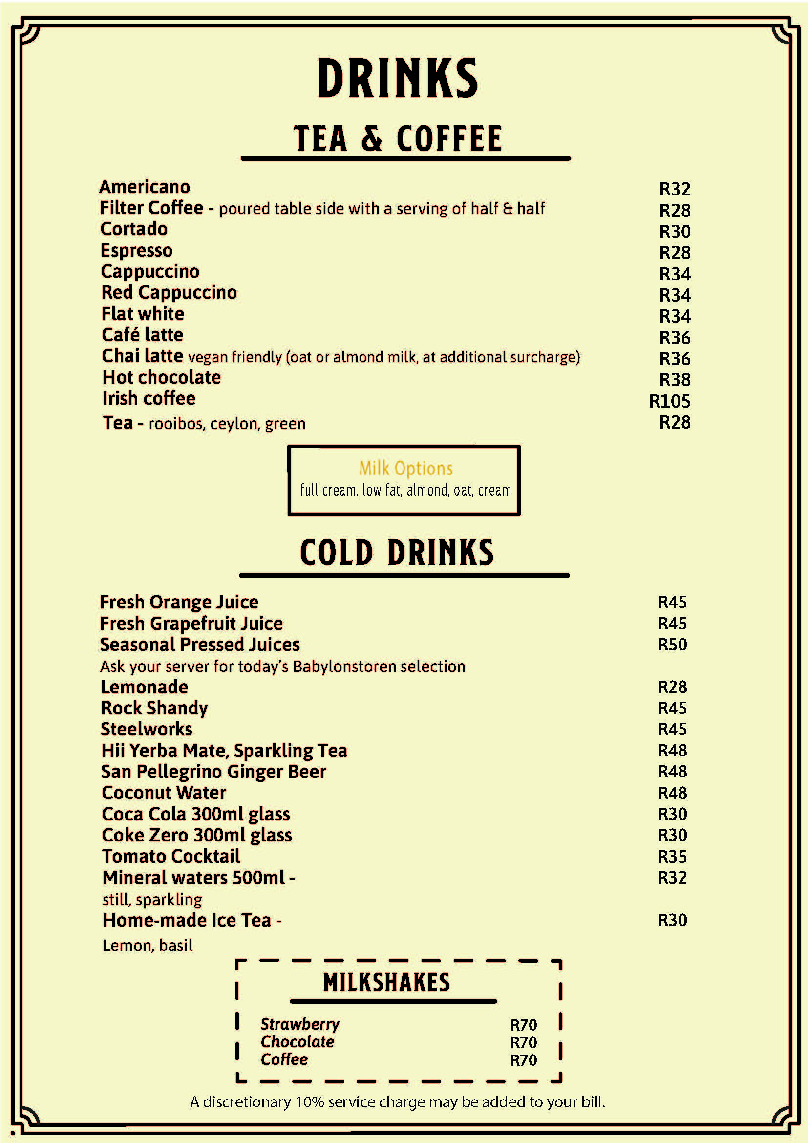 EH DRINKS (June 2023, Page 1)